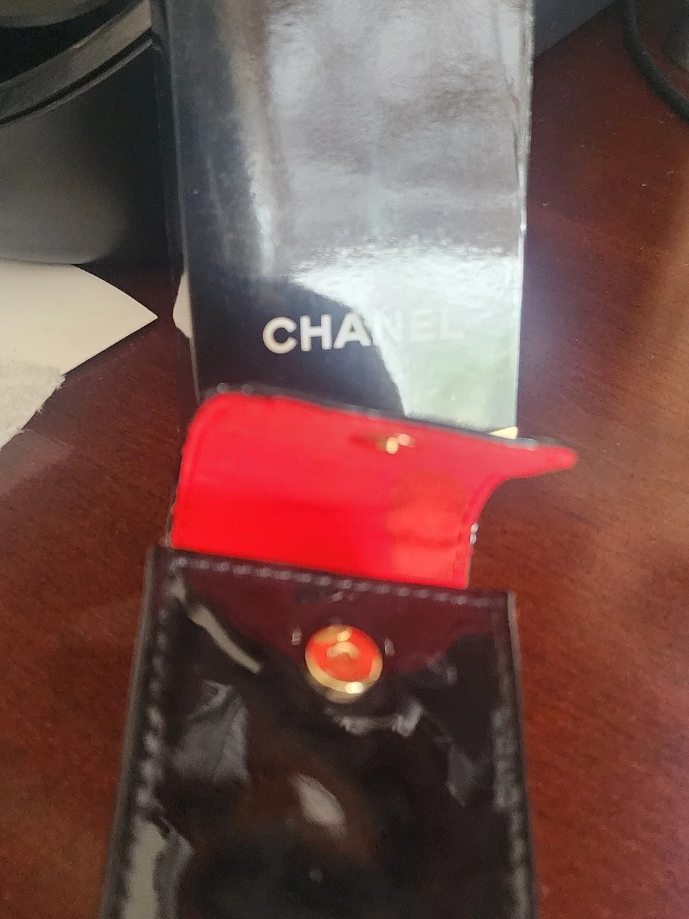 Chanel Rouge Coco Black Patent